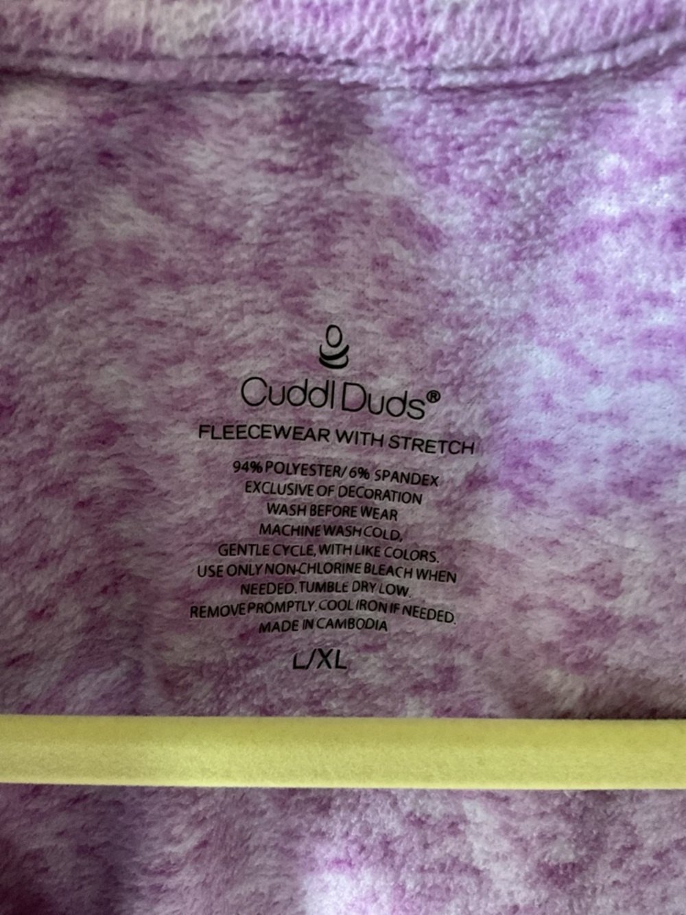 Cuddl Duds Purple Ombre Hooded Open Cardigan L/XL - Picture 2 of 6